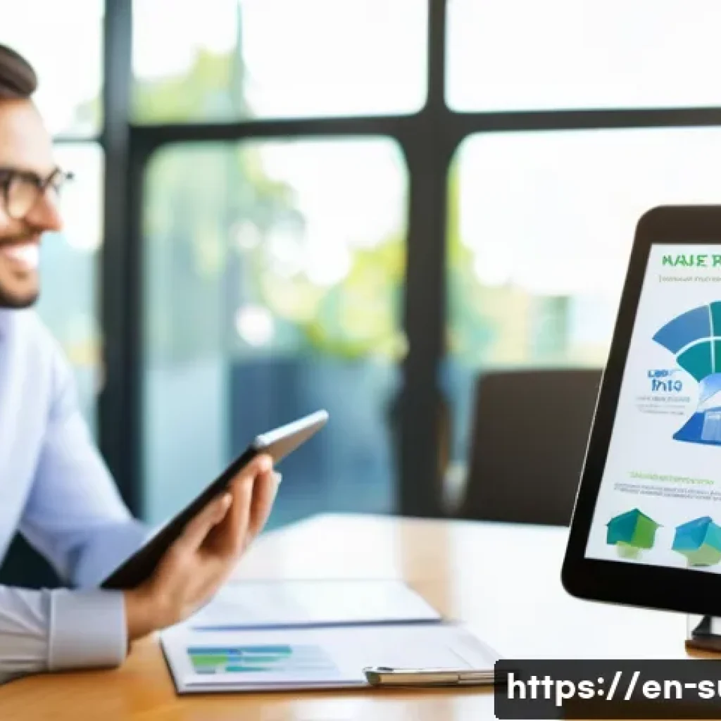 지속가능성 컨설팅에서의 소셜 미디어 활용 - A professional sustainability consultant presenting a compelling before-and-after photo collage of a...